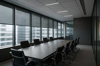 Corporate headquarters blinds