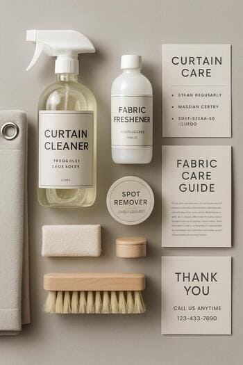 Curtain care and maintenance kit