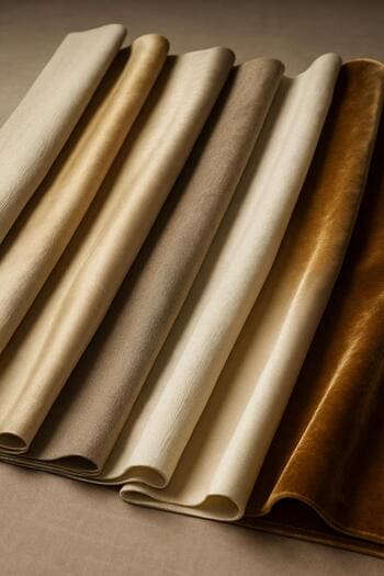 Curtain fabric sample collection