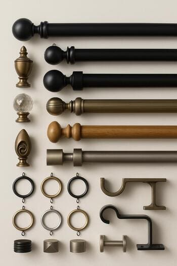Curtain hardware collection