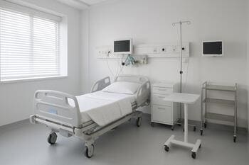 Hospital commercial blinds