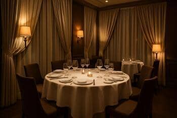 Restaurant private dining support